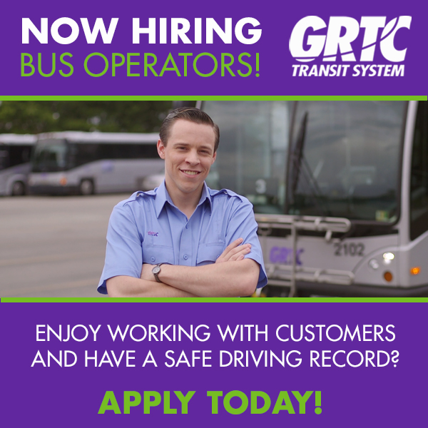 Now Hiring Bus Operators