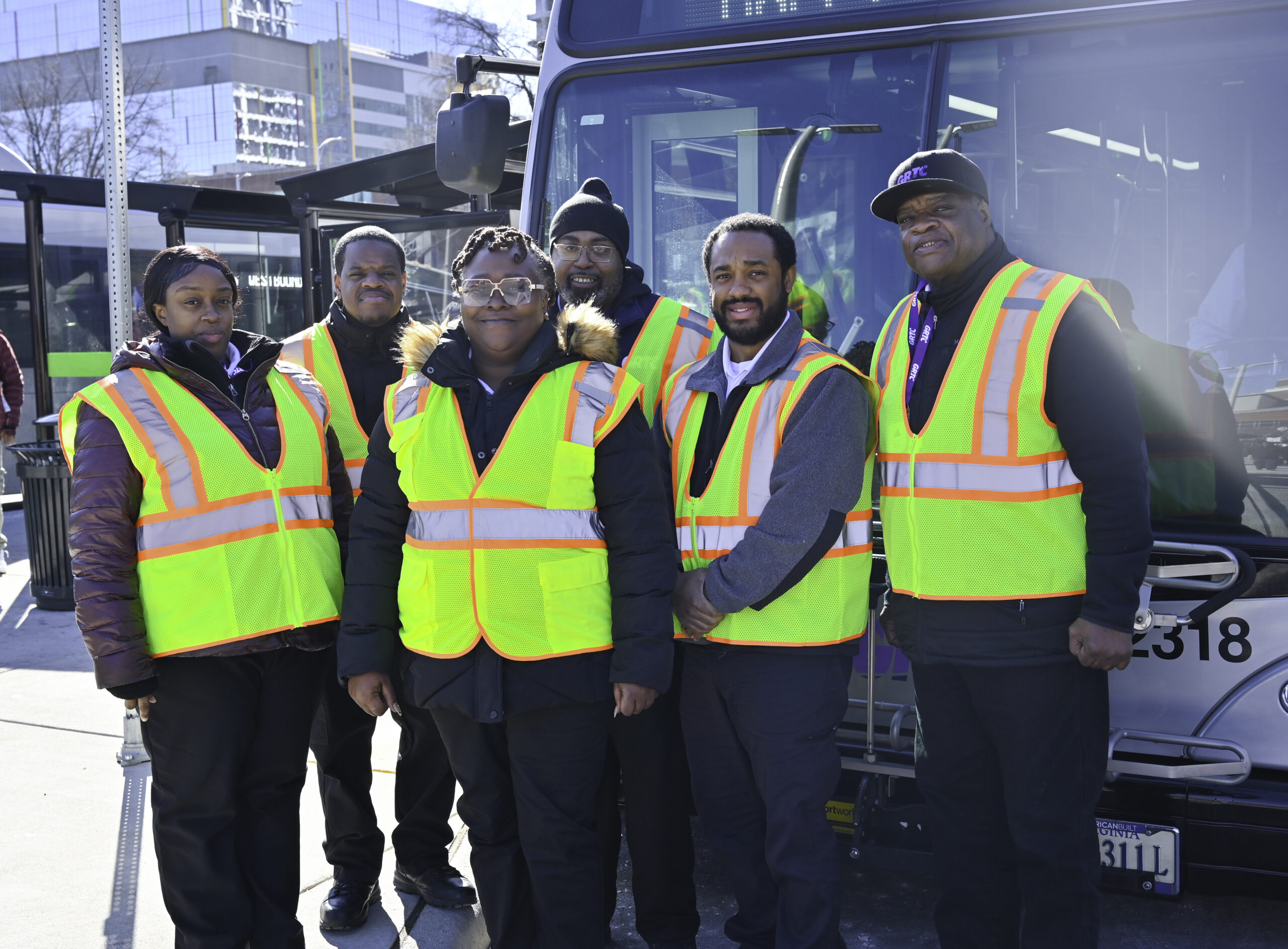 The first class of Public Safety Ambassadors pose together during training