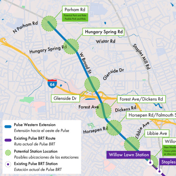 Pulse Western Expansion Map